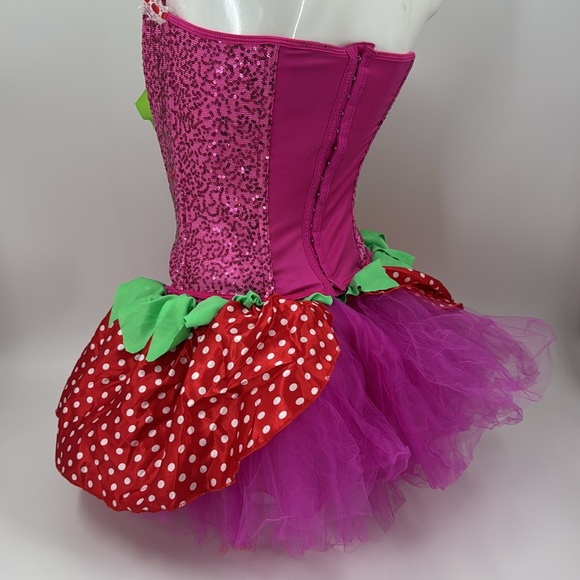 Leg Avenue Strawberry Sweetie Strawberry Shortcake Costume - Picture 6 of 11